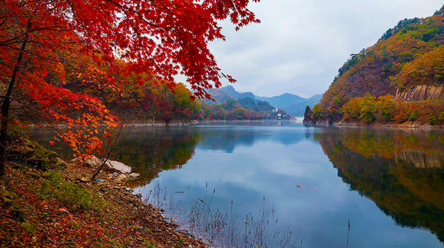 沈阳车主自驾游:抚顺关山湖风景区-北方千岛湖!